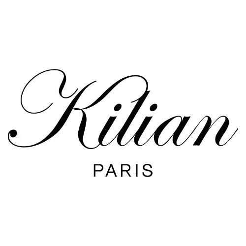 عکس لوگو برند کیلیان پاریس Killian Paris با رنگ مشکی و بک گراند سفید