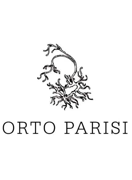 عکس لوگوی برند اورتو پاریسی Orto Parisi با رنگ متن مشکی و بک گراند سفید