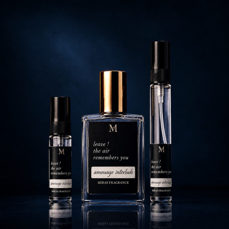 عطر آمواج اینترلود | Amouage Interlude ؛ مردانه ؛ چوبی ؛ شرقی ؛ ادویه ای ؛ گرم ؛ باشکوه با پراکندگی و ماندگاری زیاد